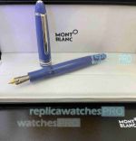 NEW 2023 Mont blanc Meisterstuck LeGrand Sky Blue Fountain Pen XL 149